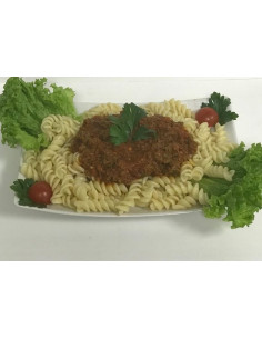 Økologisk fuldkorns pasta med kødsovs [Tirsdag]