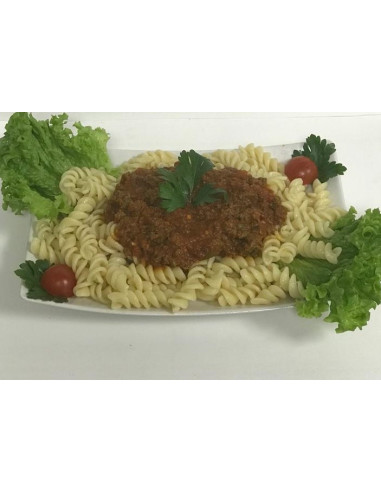 Økologisk fuldkorns pasta med kødsovs [Tirsdag]